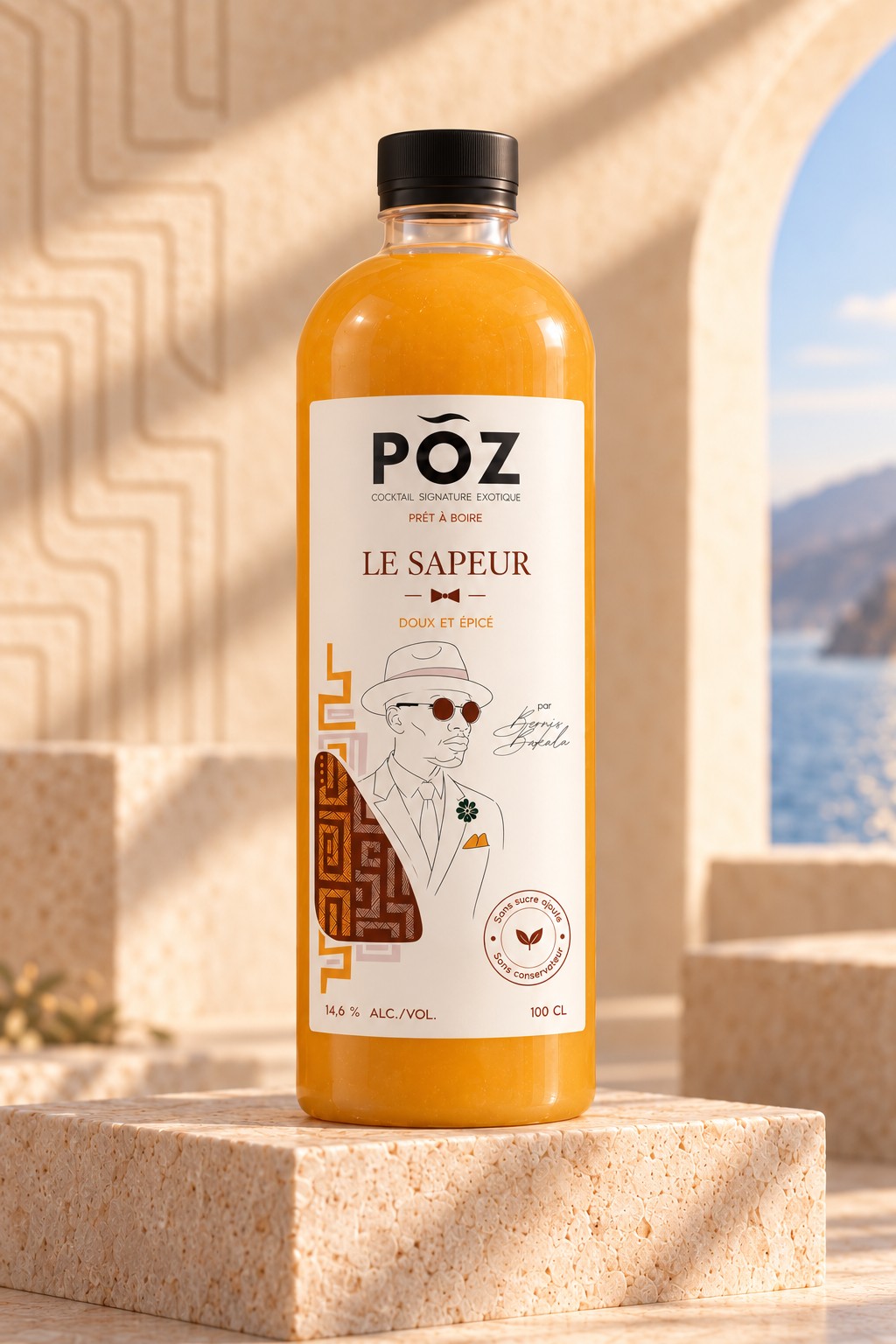 Bouteille du cocktail POZ LE SAPEUR